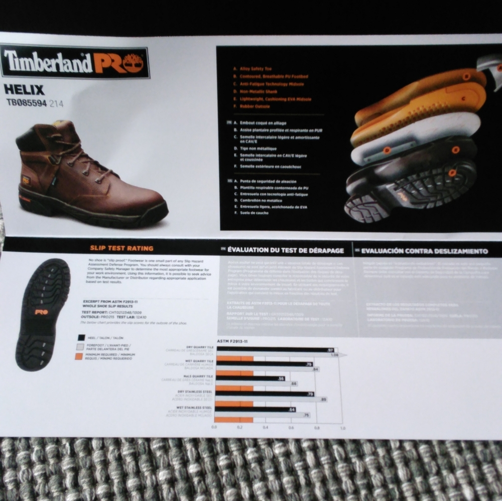 Timberland Pro Helix Alloy Safety Toe/ Waterproof - Picture 9 of 11